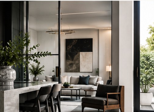 Modern architectural interior