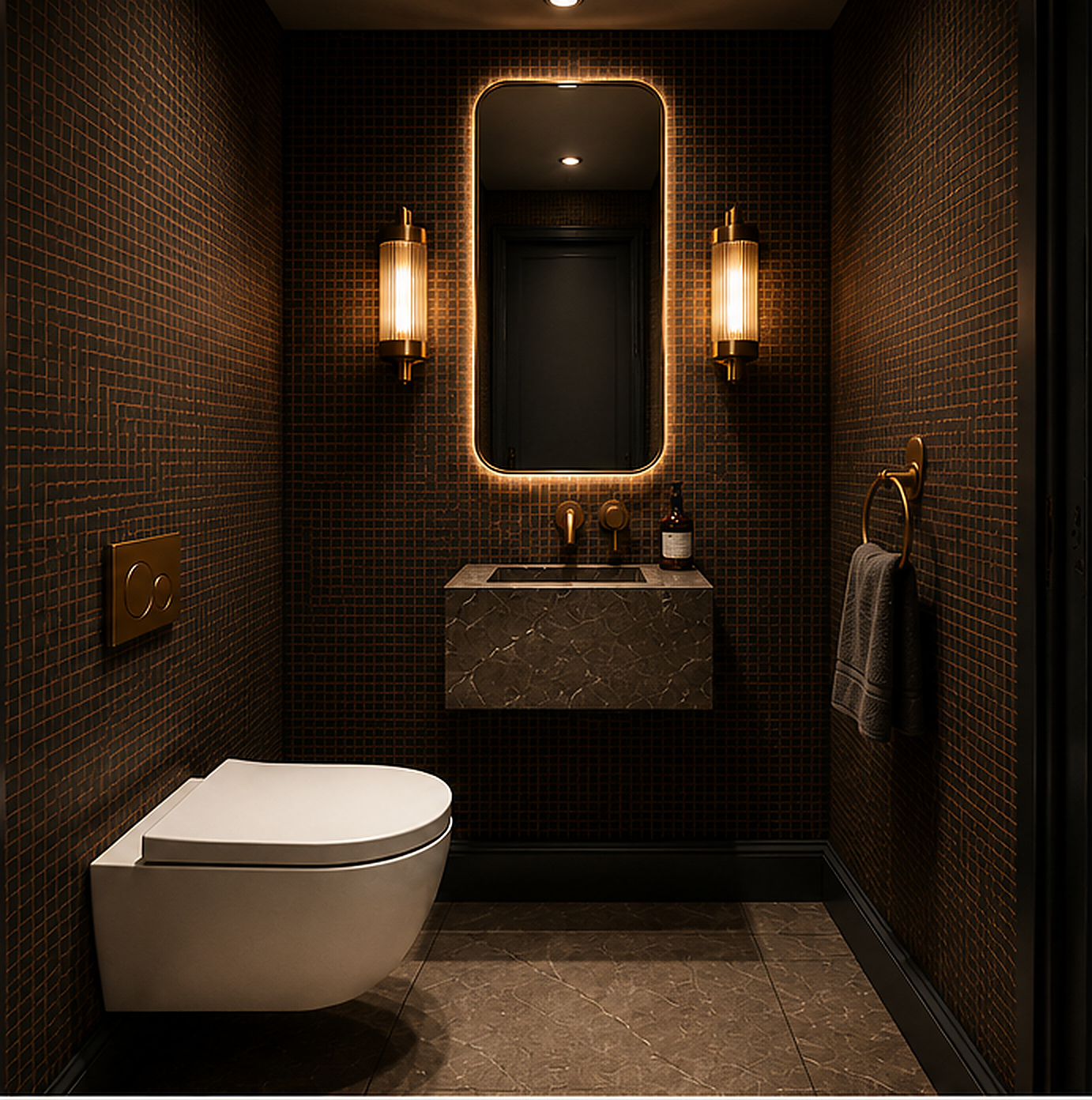 Borough Club powder room