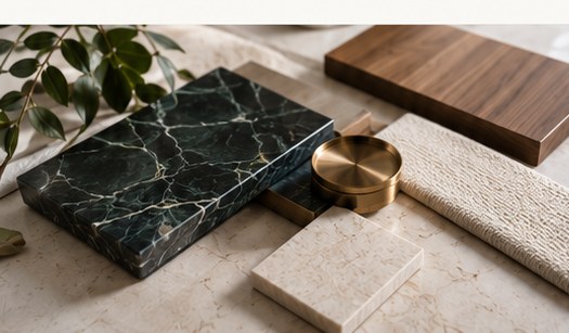 Interior material palette