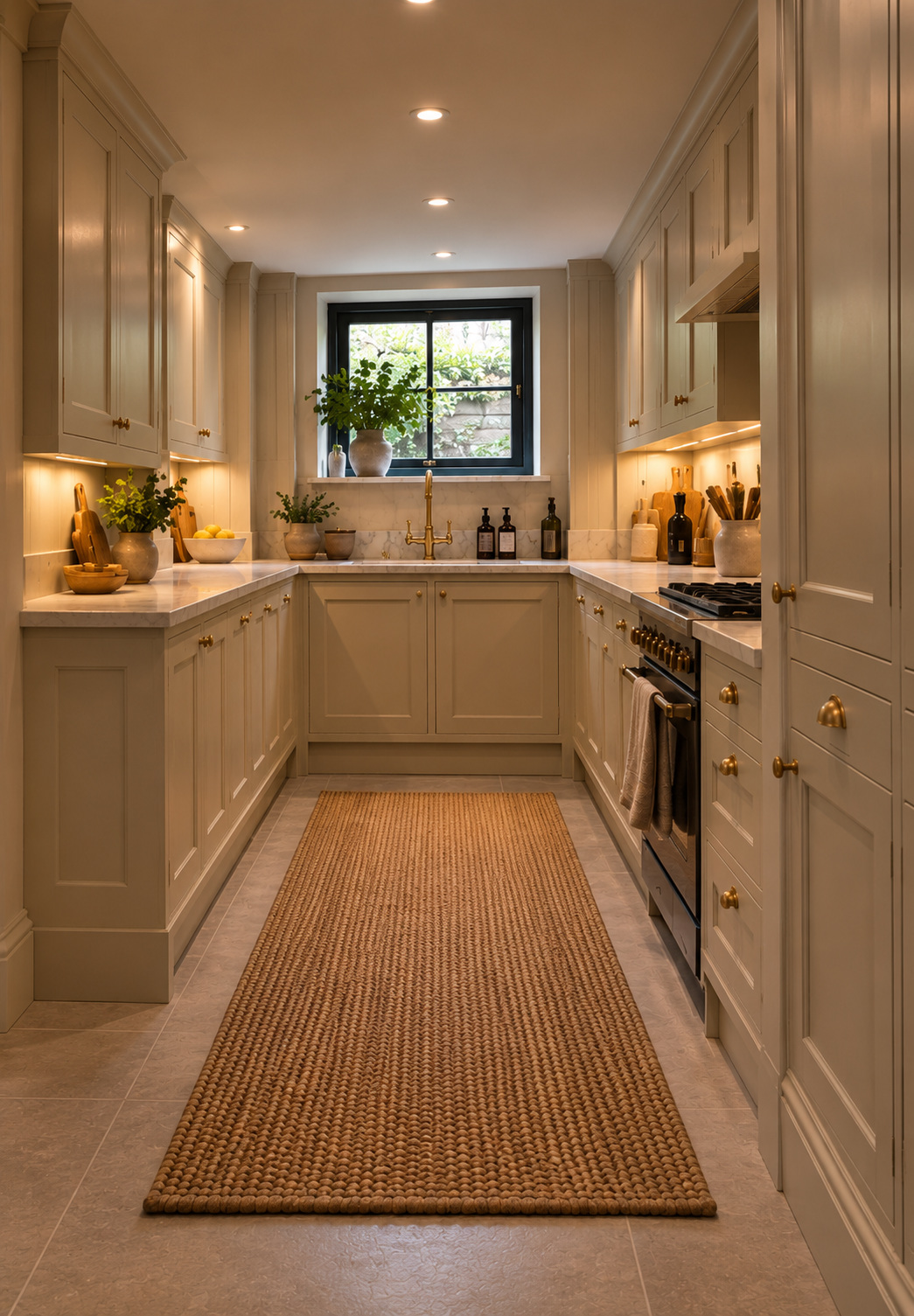 Victorian Townhouse basement kitchen