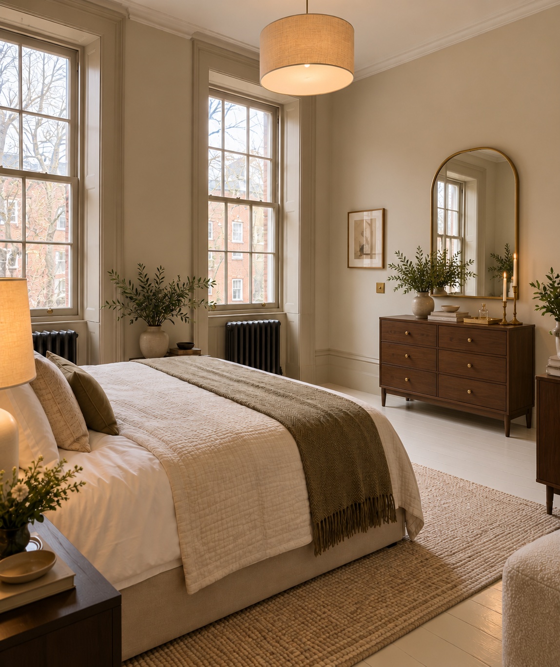 Victorian Townhouse master bedroom