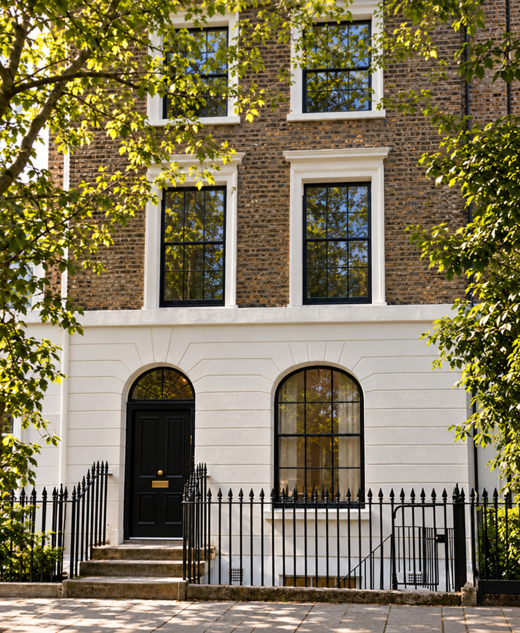 Period London townhouse design visualisation
